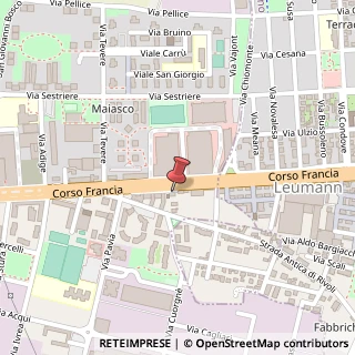 Mappa Corso Francia, 230, 10098 Rivoli, Torino (Piemonte)