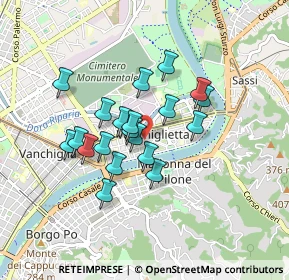 Mappa Corso 4 novembre 110 Via Lanzo 88 Corso Francia 254 Via Oropa, 10153 Torino TO, Italia (0.684)