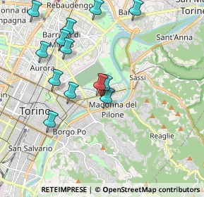 Mappa Corso 4 novembre 110 Via Lanzo 88 Corso Francia 254 Via Oropa, 10153 Torino TO, Italia (2.03769)
