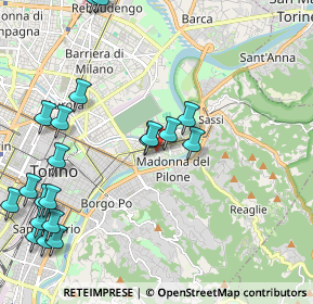 Mappa Corso 4 novembre 110 Via Lanzo 88 Corso Francia 254 Via Oropa, 10153 Torino TO, Italia (2.6755)