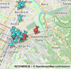 Mappa Corso 4 novembre 110 Via Lanzo 88 Corso Francia 254 Via Oropa, 10153 Torino TO, Italia (2.2345)