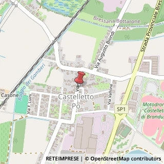 Mappa Via roma 16, 27040 Castelletto di Branduzzo, Pavia (Lombardia)