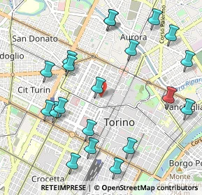 Mappa Via degli Stampatori, 10122 Torino TO, Italia (1.2015)