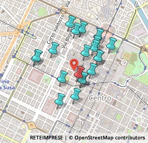 Mappa Via degli Stampatori, 10122 Torino TO, Italia (0.3695)