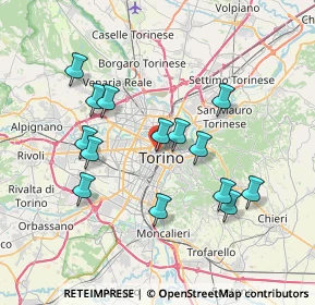 Mappa Via degli Stampatori, 10122 Torino TO, Italia (6.97714)