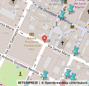Mappa Via degli Stampatori, 10122 Torino TO, Italia (0.142)