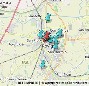 Mappa Via Portello, 45100 Rovigo RO, Italia (0.85167)