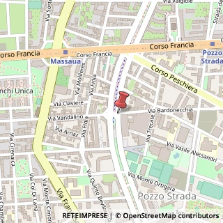 Mappa Via Bardonecchia,  189, 10141 Torino, Torino (Piemonte)