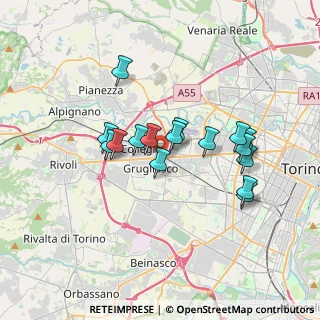 Mappa Via Renzo Cattaneo, 10093 Collegno TO, Italia (2.99)