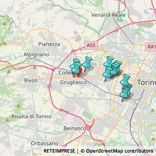 Mappa Via Renzo Cattaneo, 10093 Collegno TO, Italia (3.28909)