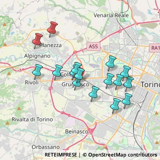 Mappa Via Renzo Cattaneo, 10093 Collegno TO, Italia (3.49375)