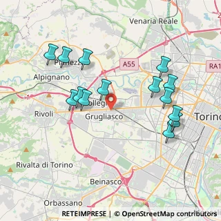 Mappa Via Renzo Cattaneo, 10093 Collegno TO, Italia (3.98714)