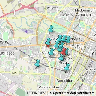 Mappa Via Bardonecchia, 10141 Torino TO, Italia (1.35143)