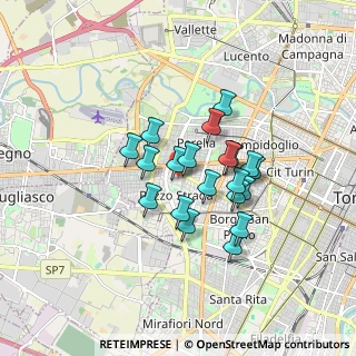 Mappa Via Bardonecchia, 10141 Torino TO, Italia (1.3035)