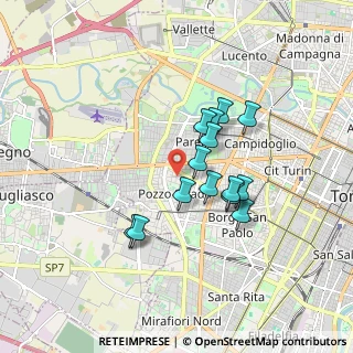 Mappa Via Bardonecchia, 10141 Torino TO, Italia (1.38929)