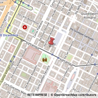 Mappa Via Antonio Fabro, 12/B, 10122 Torino, Torino (Piemonte)