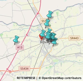 Mappa Via Pietro Mascagni, 45100 Rovigo RO, Italia (2.02364)