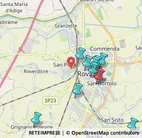 Mappa Via Pietro Mascagni, 45100 Rovigo RO, Italia (1.82)