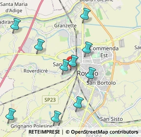 Mappa Via Pietro Mascagni, 45100 Rovigo RO, Italia (2.37364)