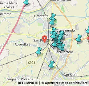Mappa Via Pietro Mascagni, 45100 Rovigo RO, Italia (1.701)