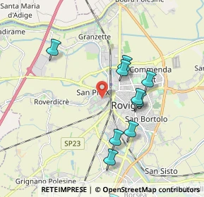 Mappa Via Pietro Mascagni, 45100 Rovigo RO, Italia (2.26182)