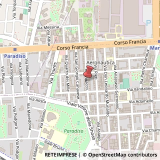 Mappa Via Vipacco, 24, 10142 Torino, Torino (Piemonte)