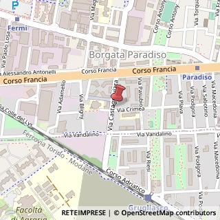 Mappa Via Castagnevizza, 19, 10093 Collegno, Torino (Piemonte)