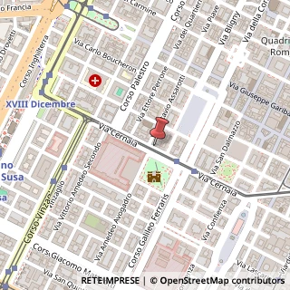 Mappa Via Cernaia, N° 24, 10138 Torino, Torino (Piemonte)