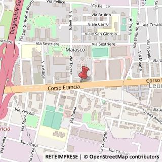 Mappa Corso Francia, 217, 10098 Rivoli, Torino (Piemonte)