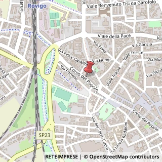 Mappa Corso del Popolo, 91, 45100 Rovigo, Rovigo (Veneto)