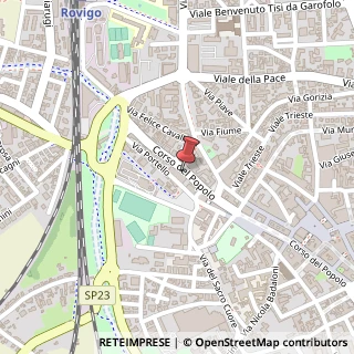 Mappa Corso del Popolo, 72/74, 45100 Rovigo, Rovigo (Veneto)