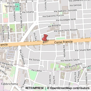 Mappa Corso Francia, 229/C, 10093 Collegno, Torino (Piemonte)