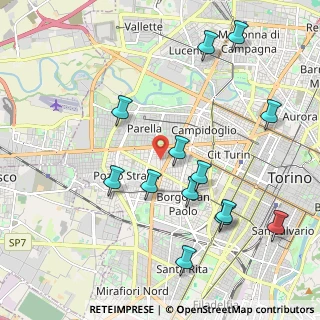 Mappa Via Beaulard, 10141 Torino TO, Italia (2.22615)