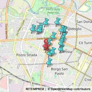 Mappa Via Beaulard, 10141 Torino TO, Italia (0.675)
