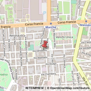 Mappa Via Vandalino, 92, 10142 Torino, Torino (Piemonte)