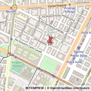Mappa Via Avigliana,  15, 10138 Torino, Torino (Piemonte)