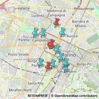 Mappa Torino, 10138 Torino TO, Italia (1.50833)