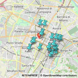 Mappa Torino, 10138 Torino TO, Italia (1.6505)