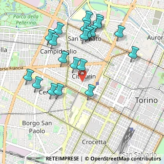 Mappa Torino, 10138 Torino TO, Italia (1.07)