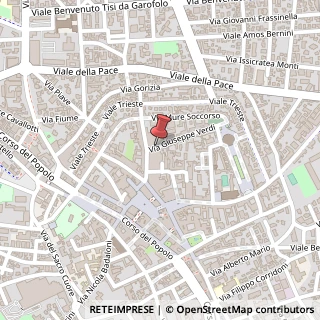 Mappa Via Verdi Giuseppe, 4, 45100 Rovigo, Rovigo (Veneto)