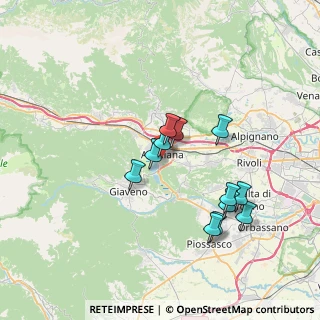 Mappa Via Micheletta, 10051 Avigliana TO, Italia (6.45917)