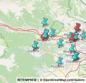 Mappa Via Micheletta, 10051 Avigliana TO, Italia (8.4585)