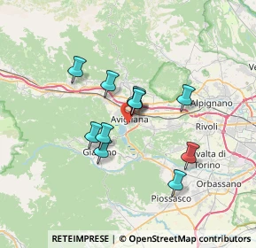 Mappa Via Micheletta, 10051 Avigliana TO, Italia (5.31545)