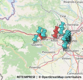 Mappa Via Micheletta, 10051 Avigliana TO, Italia (14.0845)