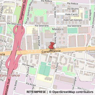 Mappa Via Stupinigi, 1, 10098 Rivoli, Torino (Piemonte)