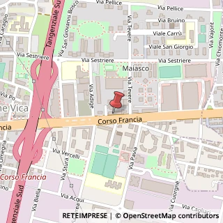 Mappa Corso Francia, 199, 10098 Rivoli, Torino (Piemonte)