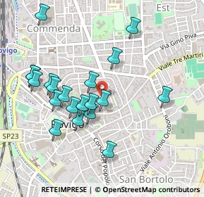 Mappa Via Brunetti, 45100 Rovigo RO, Italia (0.474)