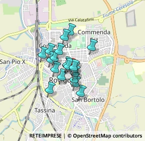 Mappa Via Brunetti, 45100 Rovigo RO, Italia (0.5315)