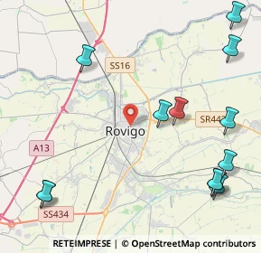 Mappa Via Brunetti, 45100 Rovigo RO, Italia (5.81167)