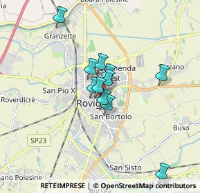 Mappa Via Brunetti, 45100 Rovigo RO, Italia (1.26364)